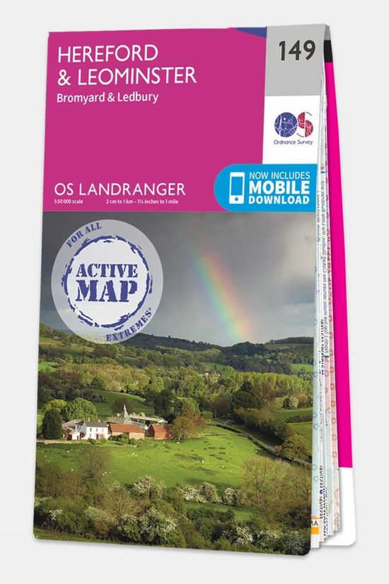 Active Landranger Map 149 Hereford and Leominster
