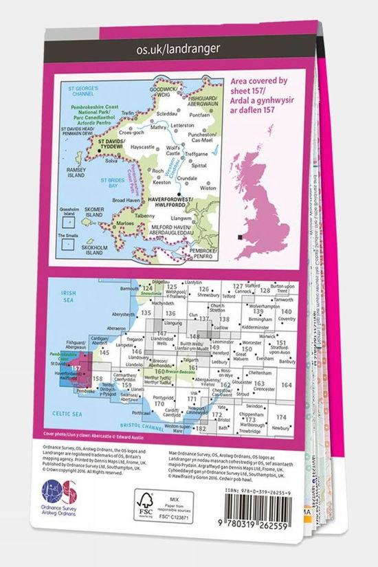 Active Landranger Map 157 St David's And Haverfordwest