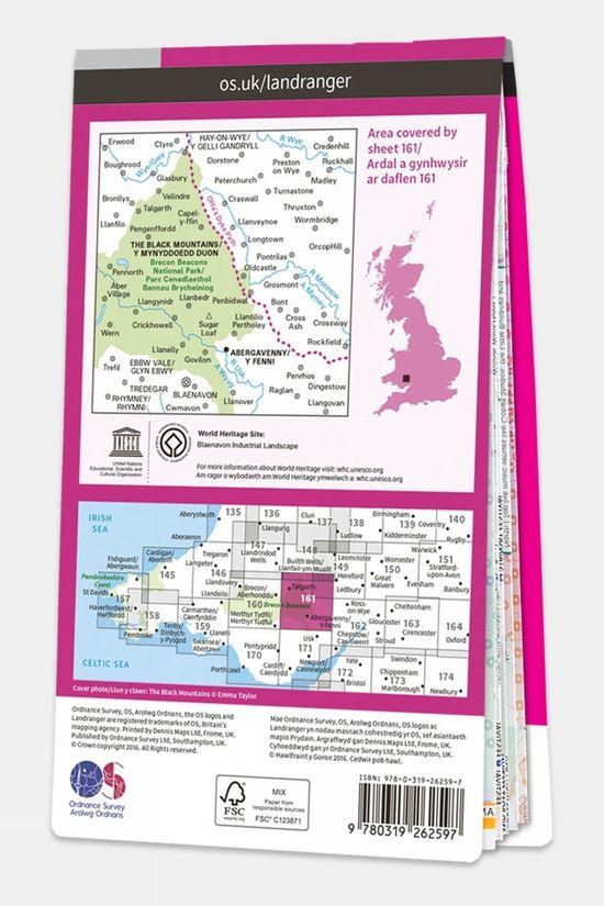 Active Landranger Map 161 The Black Mountains