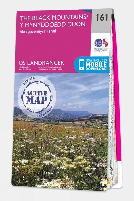 Active Landranger Map 161 The Black Mountains