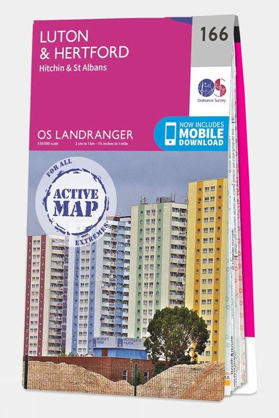 Active Landranger Map 166 Luton and Hertford