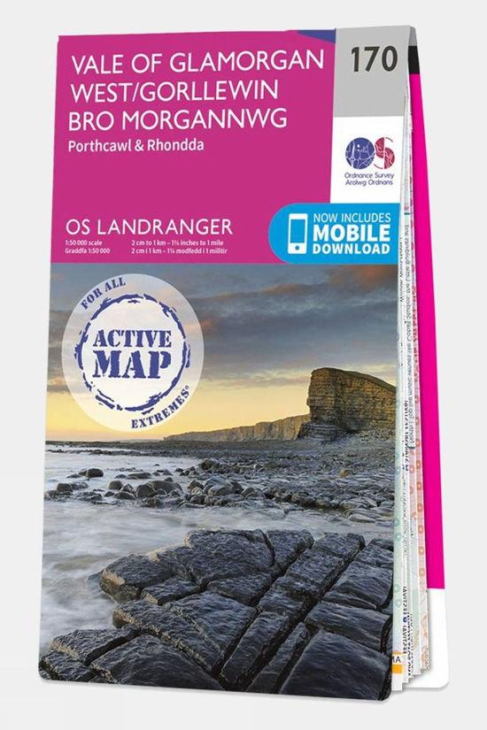 Active Landranger Map 170 Vale of Glamorgan