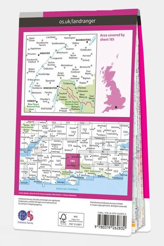 Active Landranger Map 185 Winchester And Basingstoke
