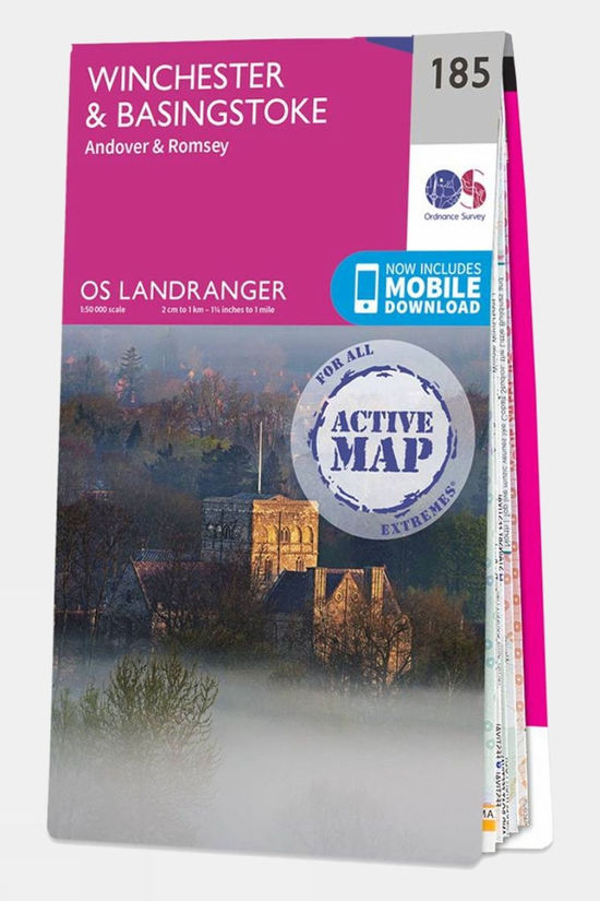Active Landranger Map 185 Winchester and Basingstoke