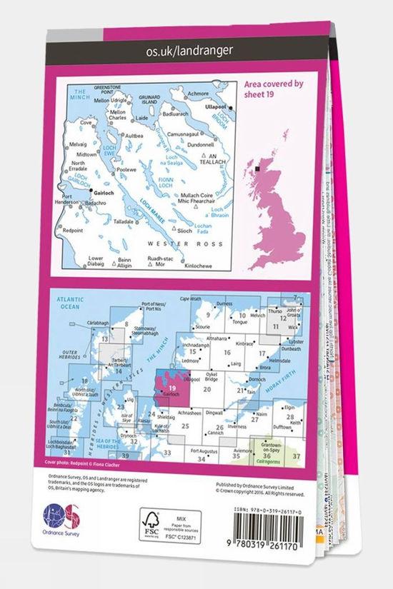 Active Landranger Map 19 Gairloch And Ullapool