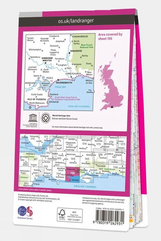 Active Landranger Map 195 Bournemouth And Purbeck