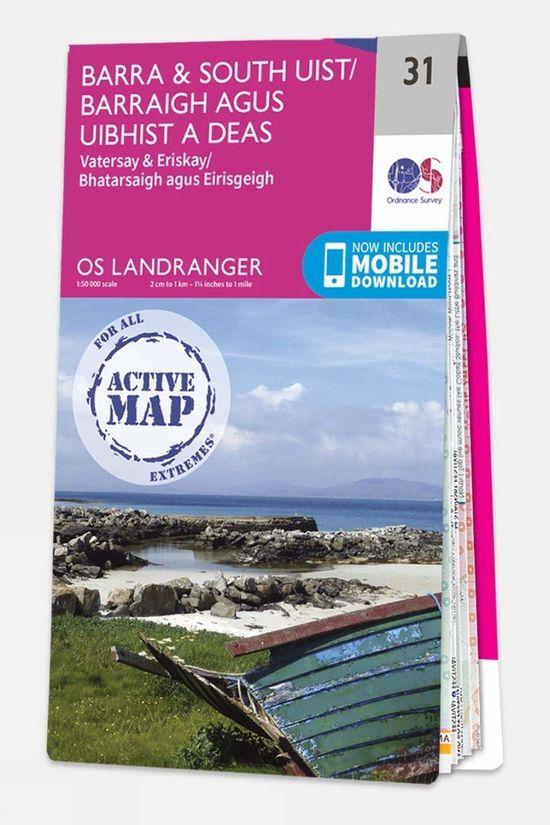 Active Landranger Map 31 Barra and South Uist