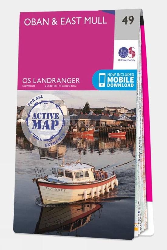 Active Landranger Map 49 Oban and East Mull