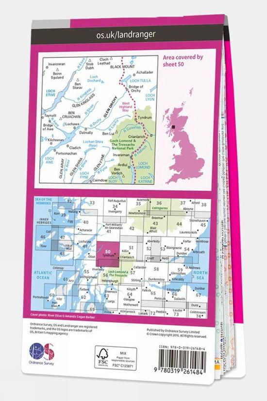 Active Landranger Map 50 Glen Orchy And Loch Etive