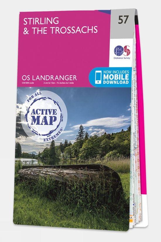 Active Landranger Map 57 Stirling and The Trossachs