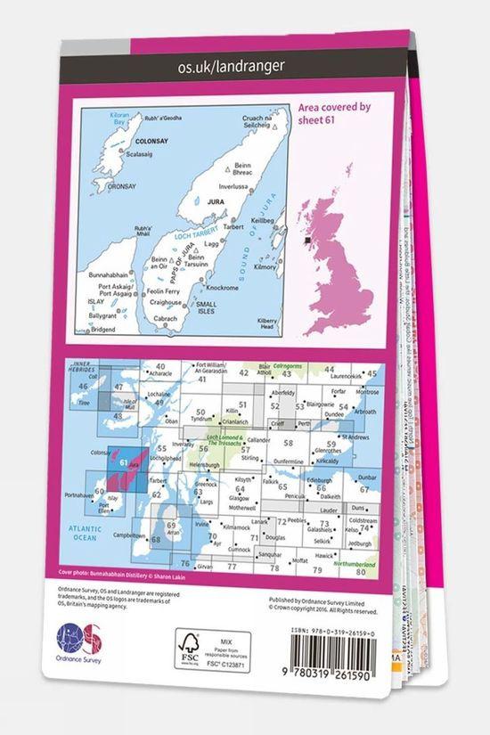 Active Landranger Map 61 Jura And Colonsay