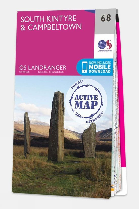 Active Landranger Map 68 South Kintyre and Campbeltown