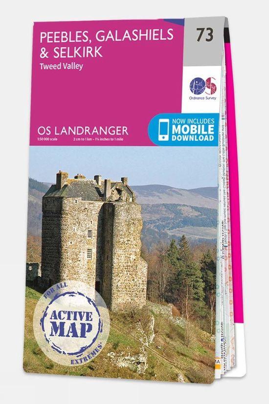 Active Landranger Map 73 Peebles Galashiels and Selkirk