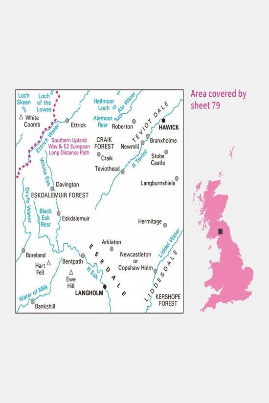 Active Landranger Map 79 Hawick And Eskdale