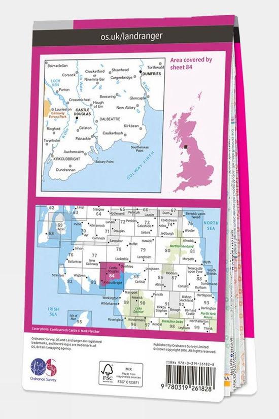 Active Landranger Map 84 Dumfries And Castle Douglas