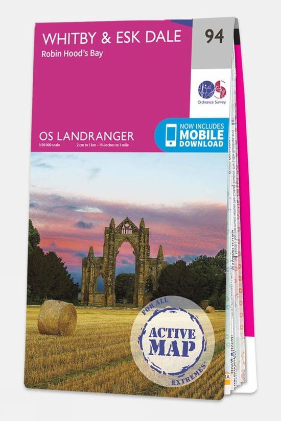 Active Landranger Map 94 Whitby and Esk Dale