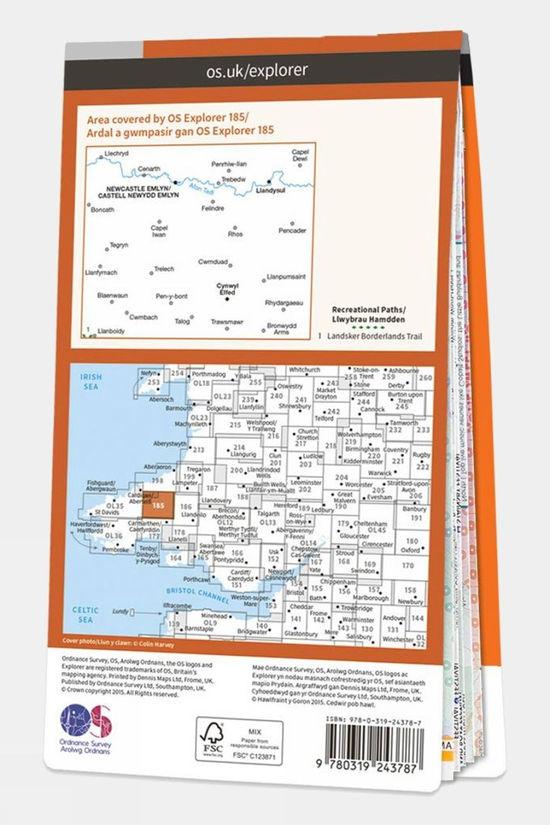Cotswold Active Explorer Map 185 Newcastle Emlyn