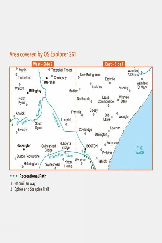 Cotswold Active Explorer Map 261 Boston