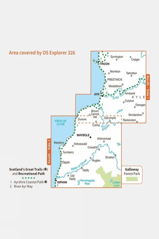 Cotswold Active Explorer Map 326 Ayr And Troon