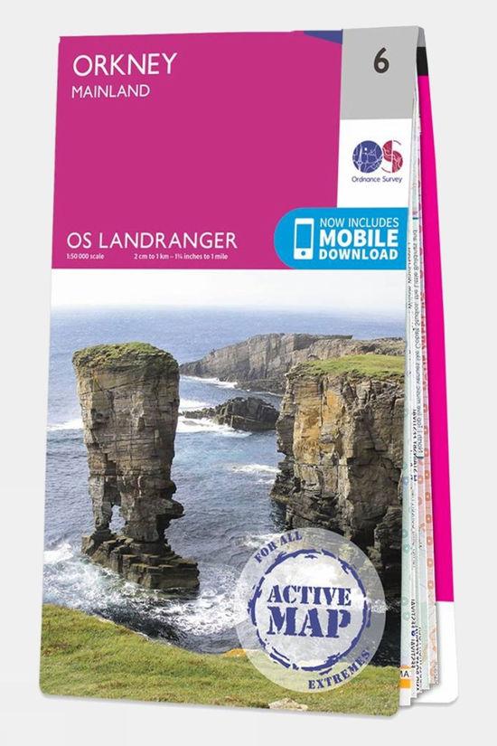 Active Landranger Map 06 Orkney - Mainland