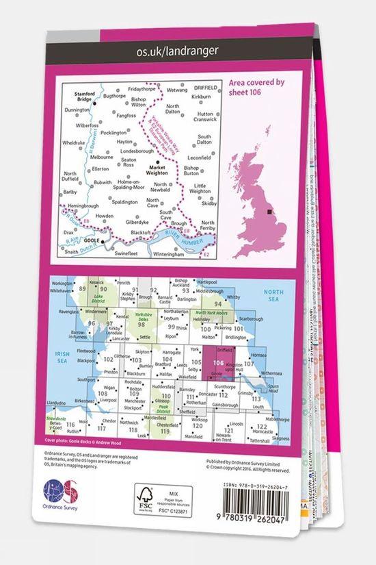 Cotswold Active Landranger Map 106 Market Weighton
