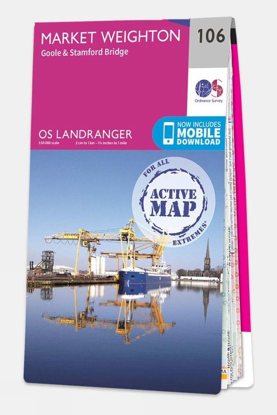 cotswold Active Landranger Map 106 Market Weighton