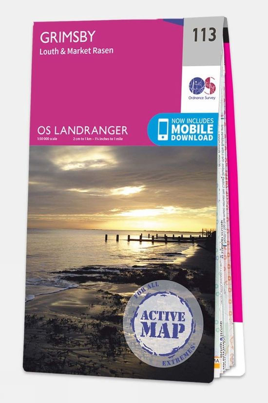 cotswold Active Landranger Map 113 Grimsby