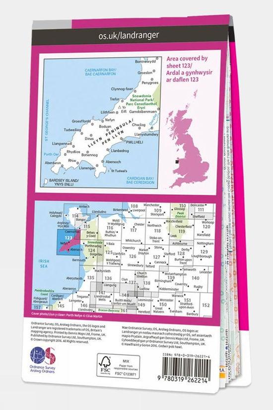Active Landranger Map 123 Lleyn Peninsula