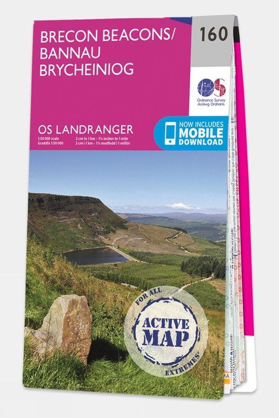 Active Landranger Map 160 Brecon Beacons