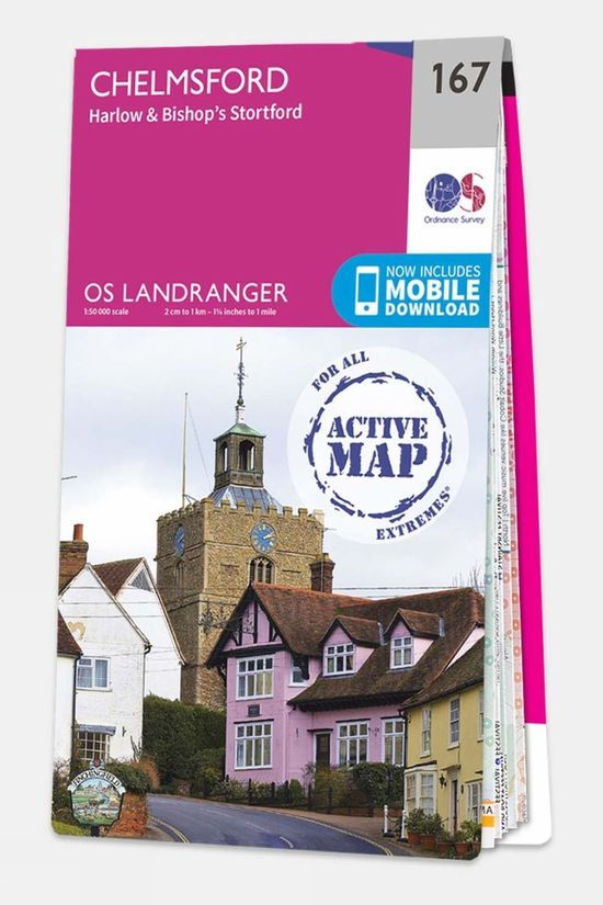 cotswold Active Landranger Map 167 Chelmsford