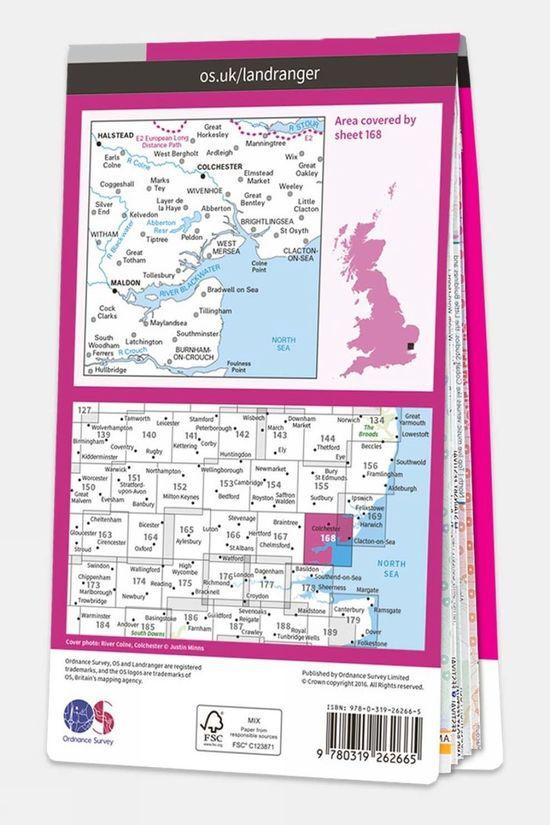 Cotswold Active Landranger Map 168 Colchester
