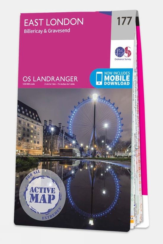 Active Landranger Map 177 London East