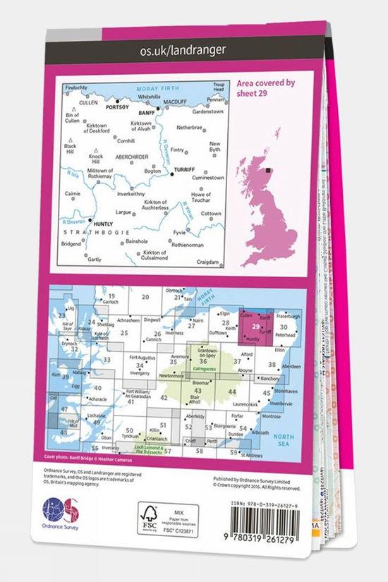 Active Landranger Map 29 Banff And Huntly