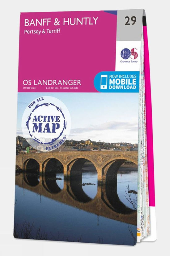Active Landranger Map 29 Banff and Huntly