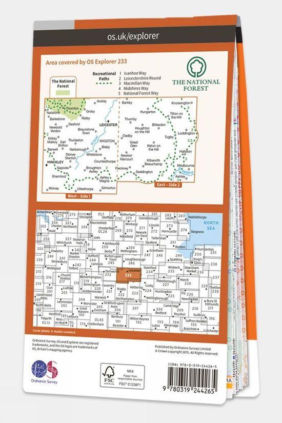 Cotswold Explorer Map 233 Leicester And Hinckley