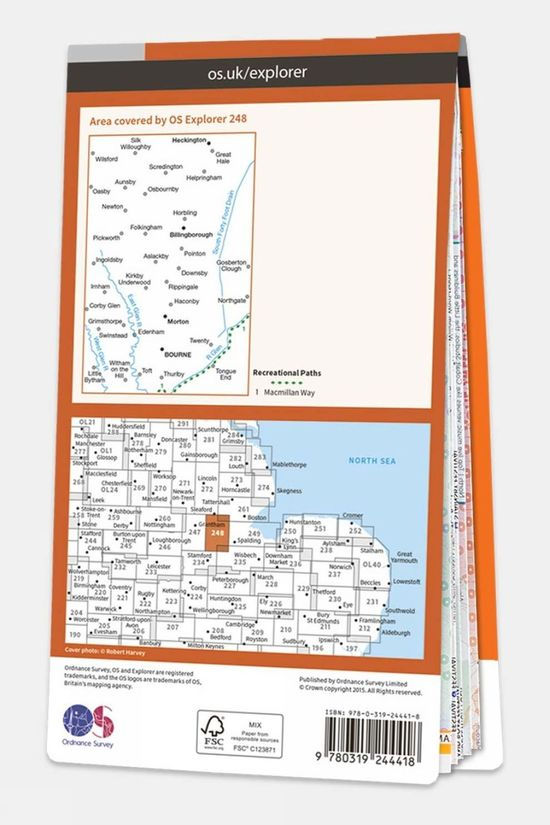 Cotswold Explorer Map 248 Bourne And Heckington