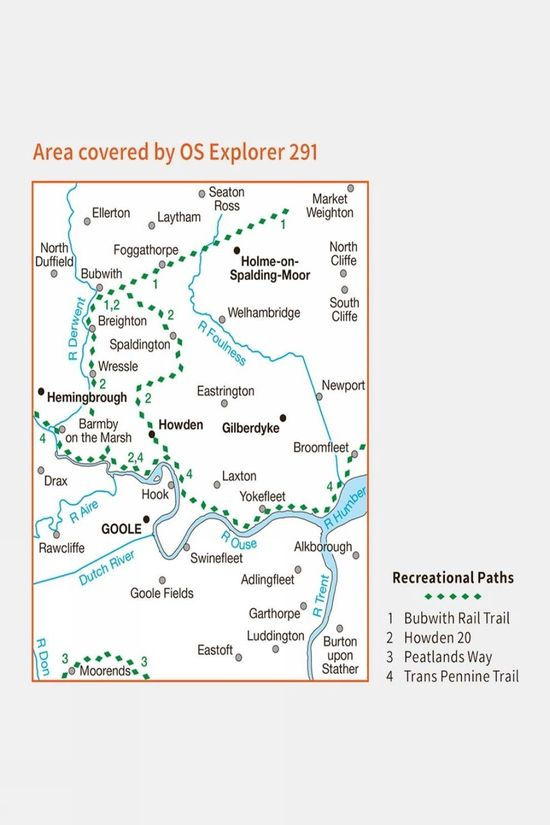 Cotswold Explorer Map 291 Goole And Gilberdyke