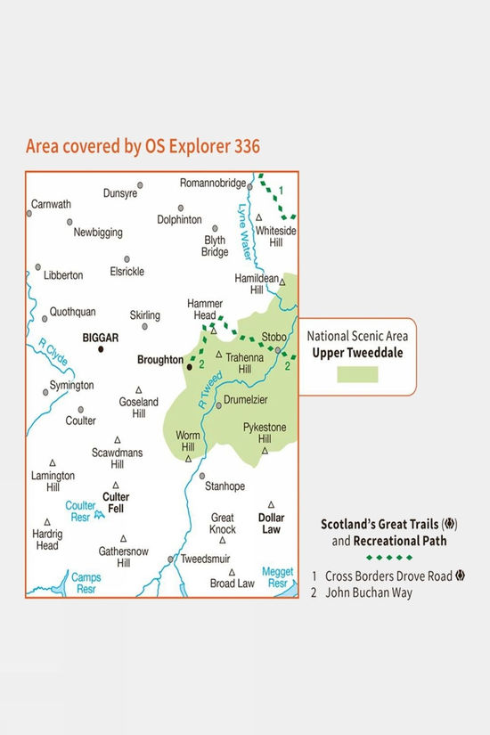 Cotswold Explorer Map 336 Biggar And Broughton