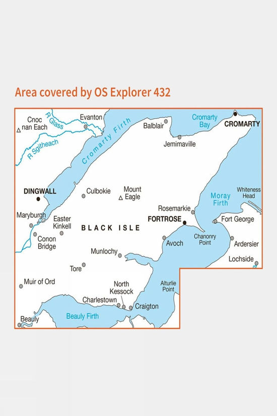 Cotswold Explorer Map 432 Black Isle