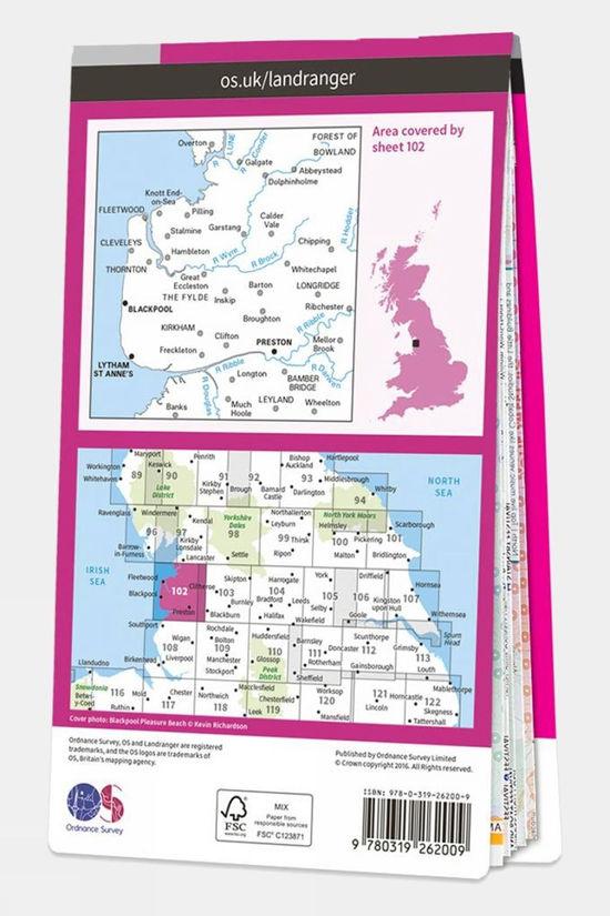 Cotswold Landranger Map 102 Preston And Blackpool