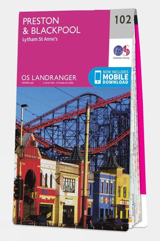 cotswold Landranger Map 102 Preston and Blackpool