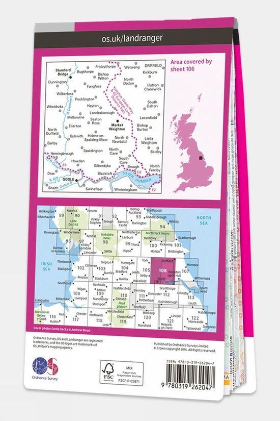Cotswold Landranger Map 106 Market Weighton