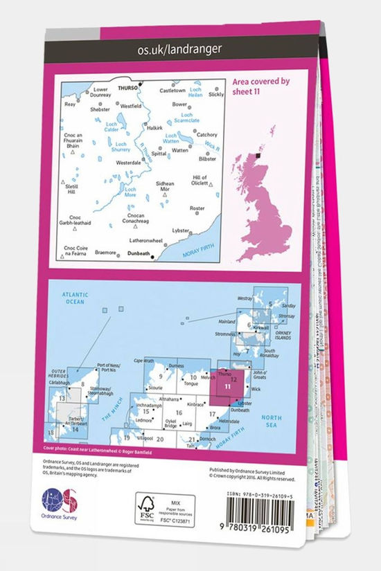 Cotswold Landranger Map 11 Thurso And Dunbeath