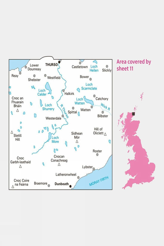 Cotswold Landranger Map 11 Thurso And Dunbeath