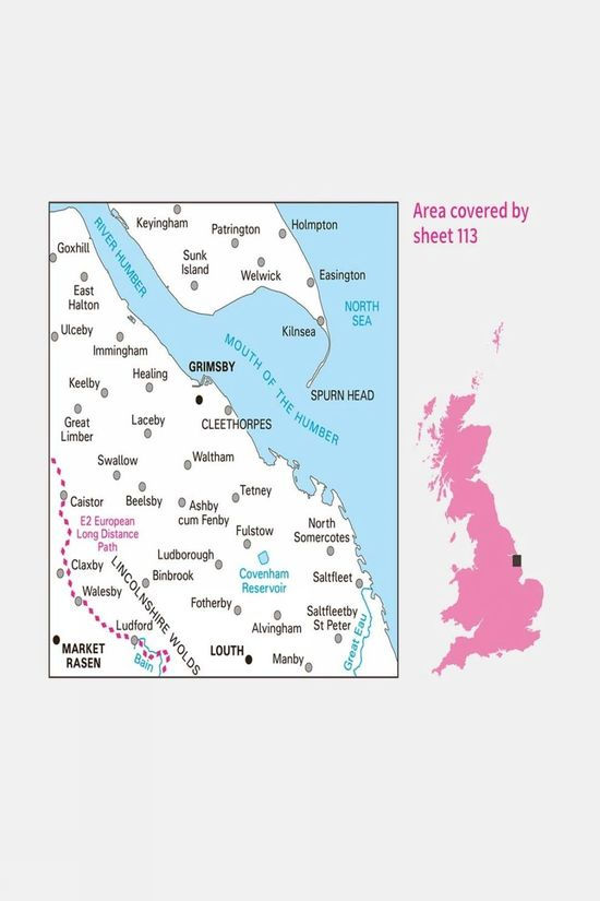 Cotswold Landranger Map 113 Grimsby