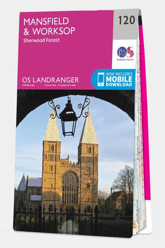 cotswold Landranger Map 120 Mansfield and Worksop
