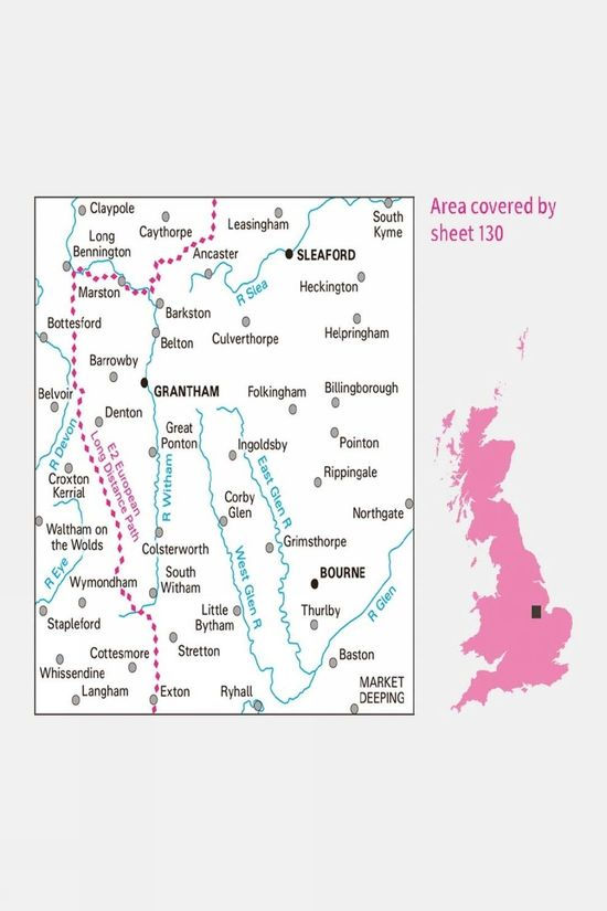 Cotswold Landranger Map 130 Grantham