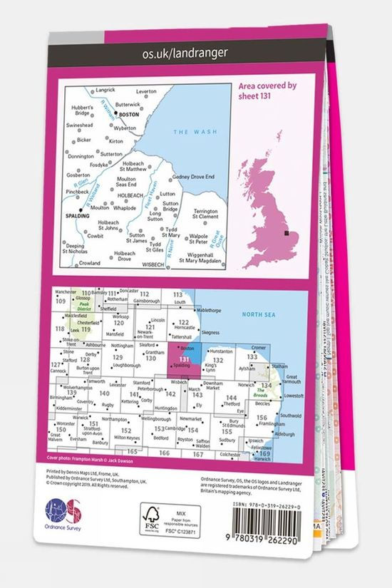 Cotswold Landranger Map 131 Boston And Spalding