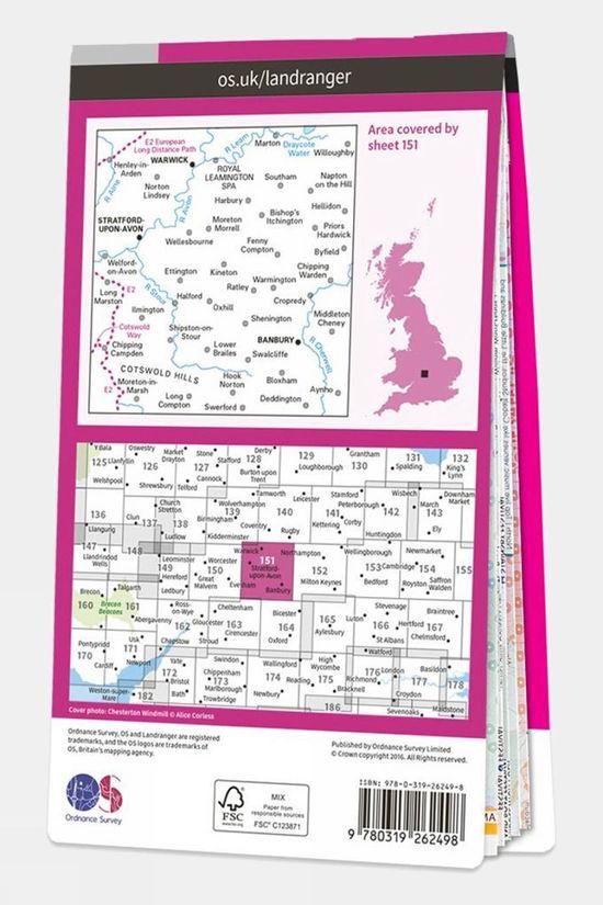 Cotswold Landranger Map 151 Stratford-upon-Avon
