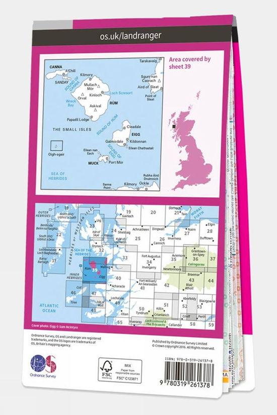 Cotswold Landranger Map 39 Rum Eigg Muck And Canna